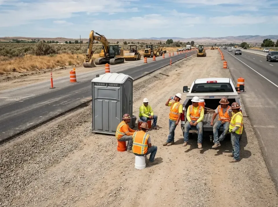 highway-road-construction-crew-007 — frequently asked questions, Porta Potty and Restroom Rentals in Depoe Bay, OR